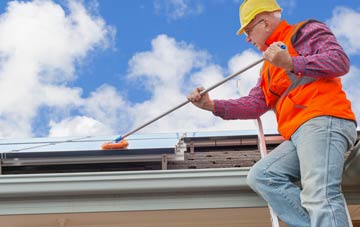 Three Legged Cross soft wash roof cleaning